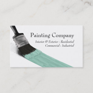 Cartão De Visita Painting Painter Service Company Brusel Pastel Min