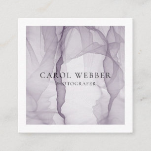 Cartão de visita pairoso e leve