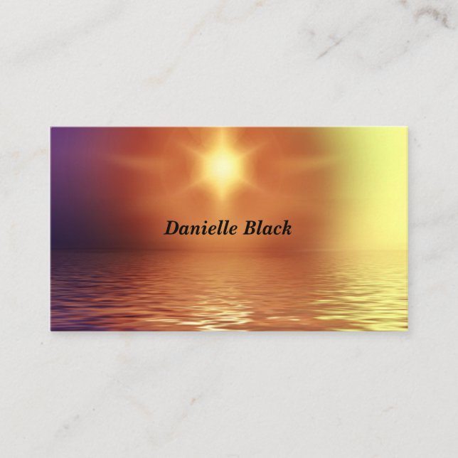 Cartão De Visita Paisagem de Nuvem (Frente)