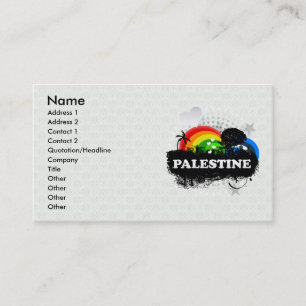 Cartão De Visita Palestina frutado bonito