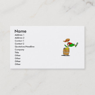 Cartão De Visita Palhaço do rodeio