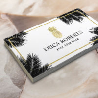 Palma Tropical de Abacaxi Dourada deixa moderna