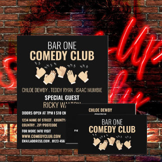 Cartão De Visita Palmas, Comediante, Clube de Comédia