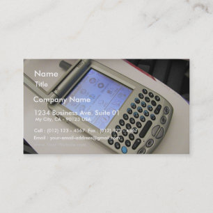 Cartão De Visita Palmas dos telemóveis de Pda Handhelds