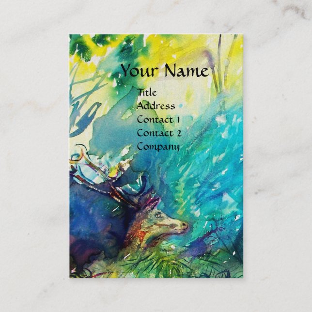 CARTÃO DE VISITA PAN BRINCANDO FLUTA E CERVEJA EM TERRA VERDE (Frente)