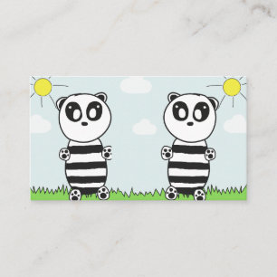 Cartão De Visita Panda Kids