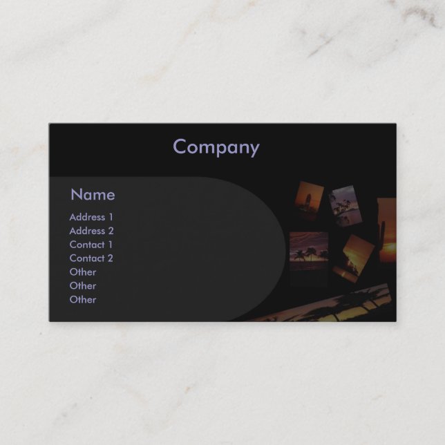 Cartão de visita Panorâmica (Frente)