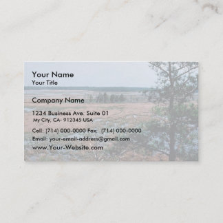 Cartão De Visita Pantanais da baía de Chesapeake