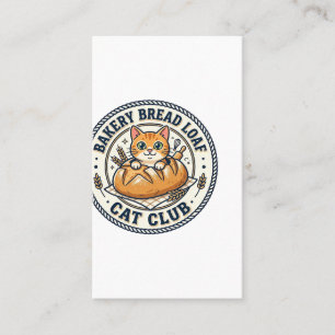 Cartão De Visita Pão de Padaria Gato Mãe Presente - Padaria B