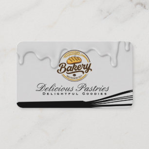 Cartão De Visita Pão de Padeiro Pastelaria Batedeira