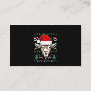 Cartão De Visita Papais noeis de Natal Feias de Cabra Presente de N