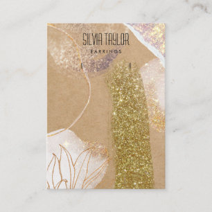 Cartão De Visita papel abstrato mínimo simples Exibição