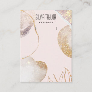 Cartão De Visita papel abstrato mínimo simples Exibição