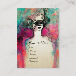 Cartão De Visita Papel branco da pérola do MONOGRAMA do ENCANTO