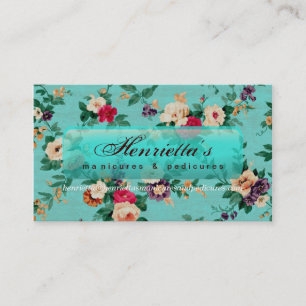 Cartão De Visita Papel de parede rosa vermelha elegante dos rosas