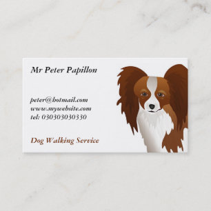 Cartão De Visita Papillon