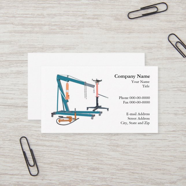 Cartão de visita para automóveis (Frente/Verso In Situ)