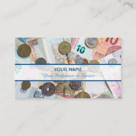 Cartão De Visita Para banqueiros profissionais ou peritos financeir