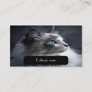Cartão de visita Para Catteries Ragdoll Cat
