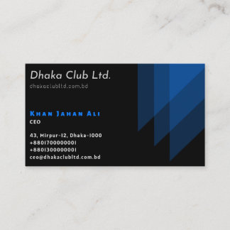 cartão de visita para CEO