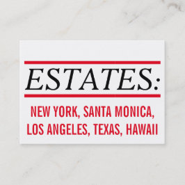 Cartão De Visita Para corretores e especialistas imobiliários