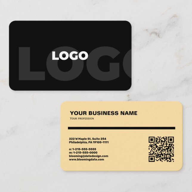 Cartão de visita para Empreendedor (Frente/Verso)