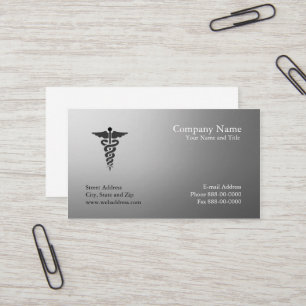 Cartão de visita para médico