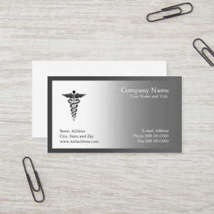 Cartão de visita para médico