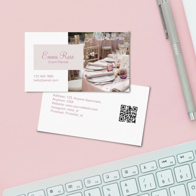 Cartão de Visita para Negócios do Planejador de Ca (Criador carregado)