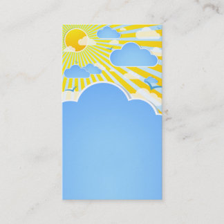 cartão de visita para o divertimento