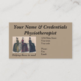 Cartão de visita para o fisioterapeuta - assim