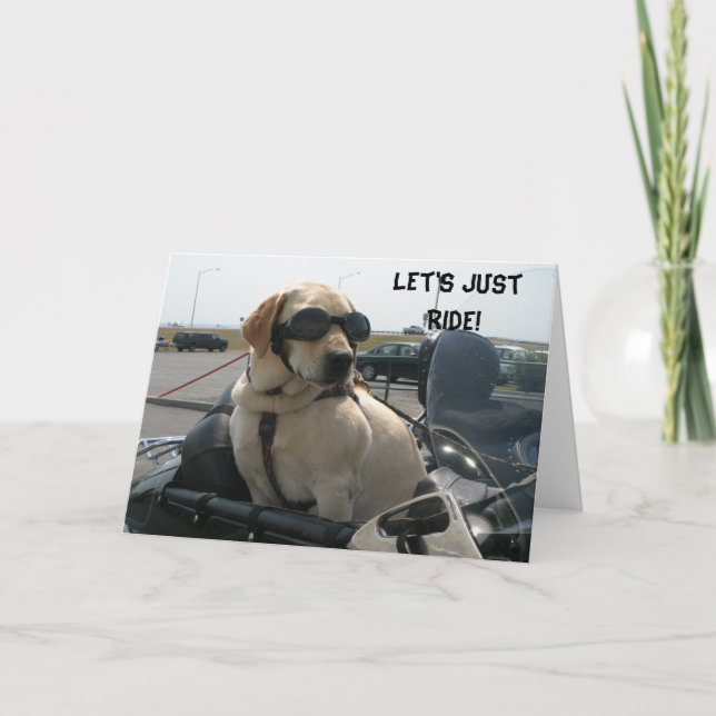 Cartão de visita para os Cães Biker deste mundo (Frente)