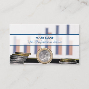 Cartão De Visita Para profissionais do setor bancário ou peritos f