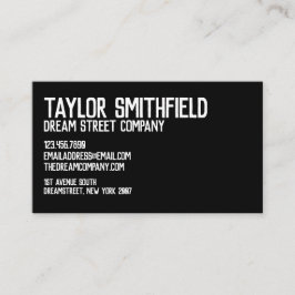 Cartão de visita para profissional roxo branco e p