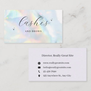Cartão de Visita para Rainbow Lash & Brow Ed