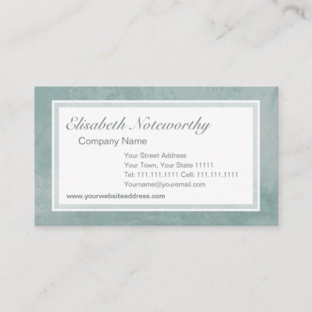 Cartão De Visita Parede italiana velha do efeito pálido do Grunge (Frente)