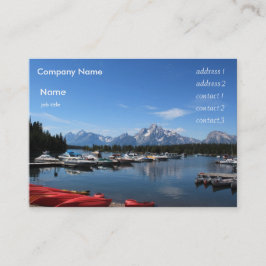 Cartão De Visita Parque Nacional Grand Teton