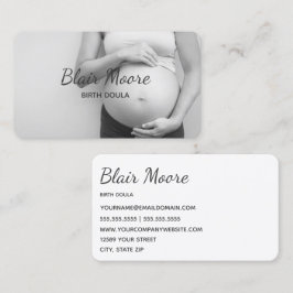 Cartão De Visita Parteira Birth Doula
