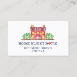 Cartão De Visita Partido do Aquecimento Doméstico