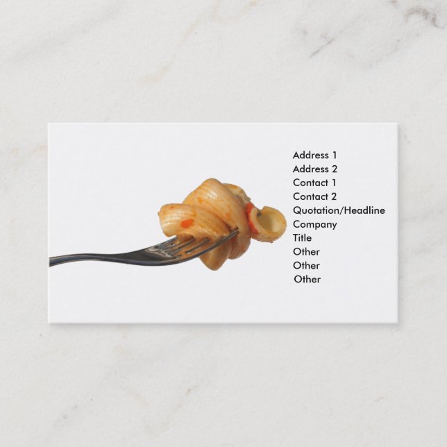 Cartão de visita passado (Frente)