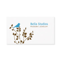 Pássaro Azul-Cinto e Marrom