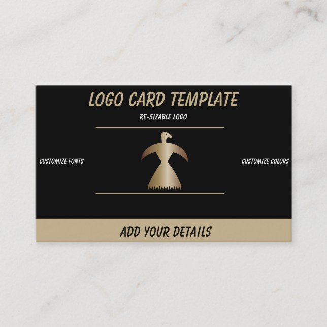 Cartão De Visita Pássaro Phoenix de Animais Pré-Históricos (Frente)