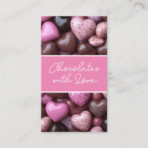 Cartão De Visita Pastas deliciosas para chocolates