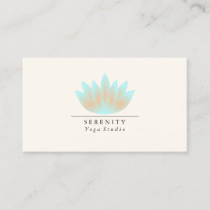 Cartão de visita - Pastel de Lotus