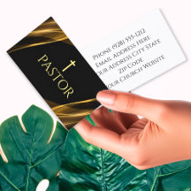 Pastor da Igreja, Dourado e cristão-mármore negro