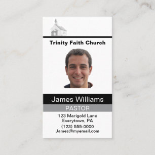 Cartão De Visita Pastor Personalizado