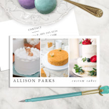 Pastry Chef / Custom Cakes / Other Business Card