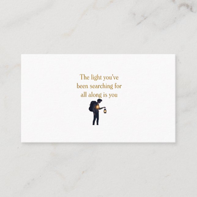 Cartão De Visita Path To Mindfulness And Success Collection  (Frente)