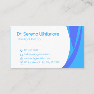 Cartão De Visita Patient Care & Wellness Consultant business card
