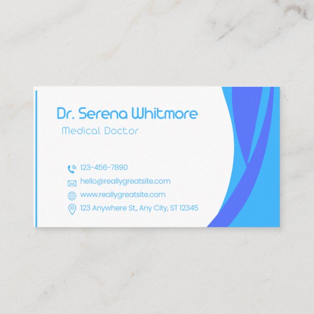 Cartão De Visita Patient Care & Wellness Consultant business card (Verso)